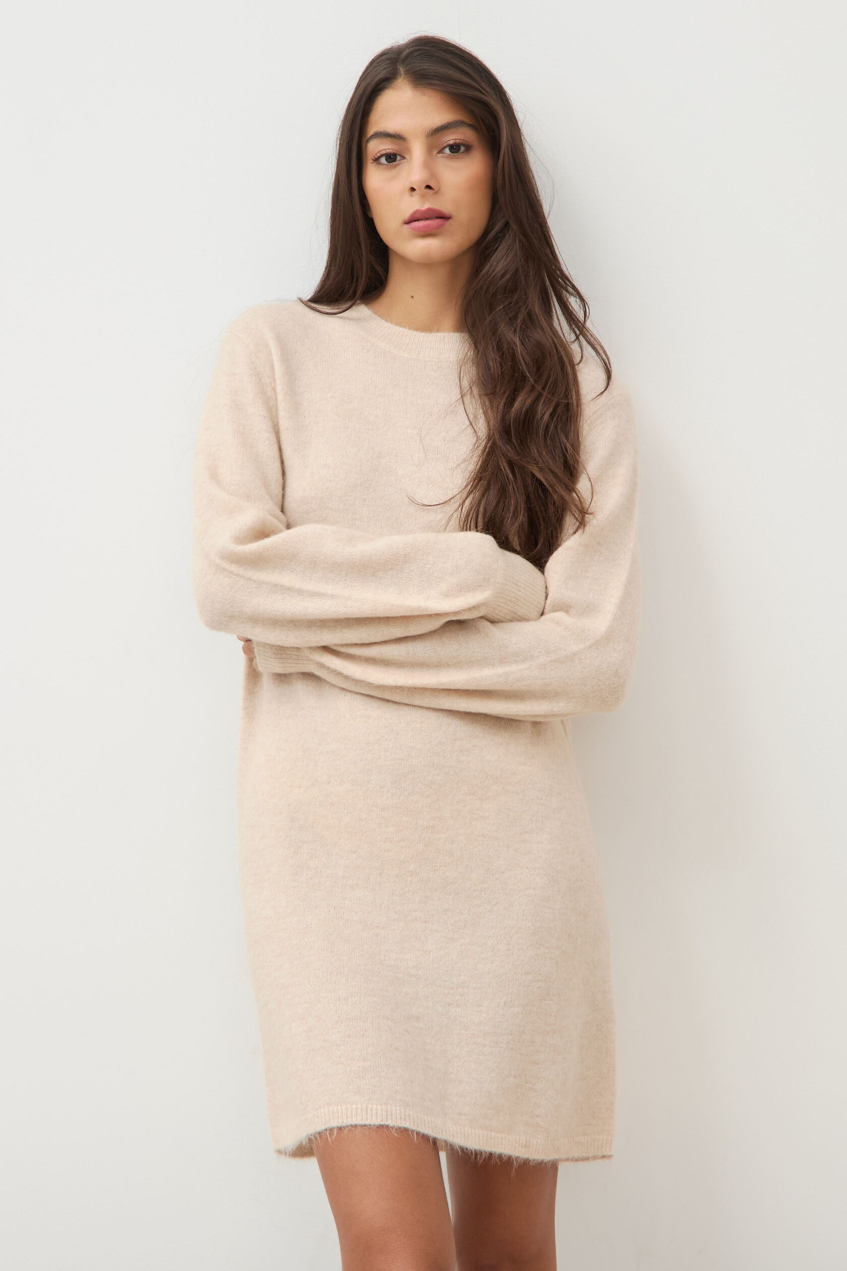 Robe droite courte manches longues, BONOBO