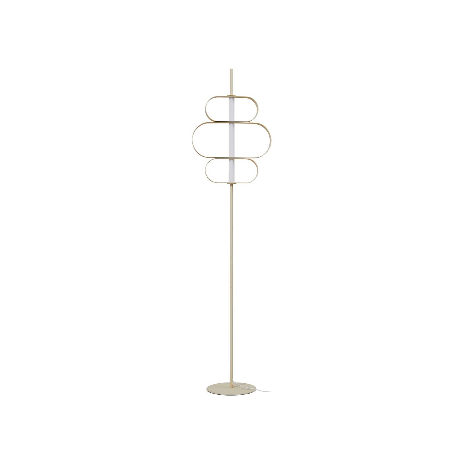 Lampadaire en métal moderneLED, Audrina, LUCANDE