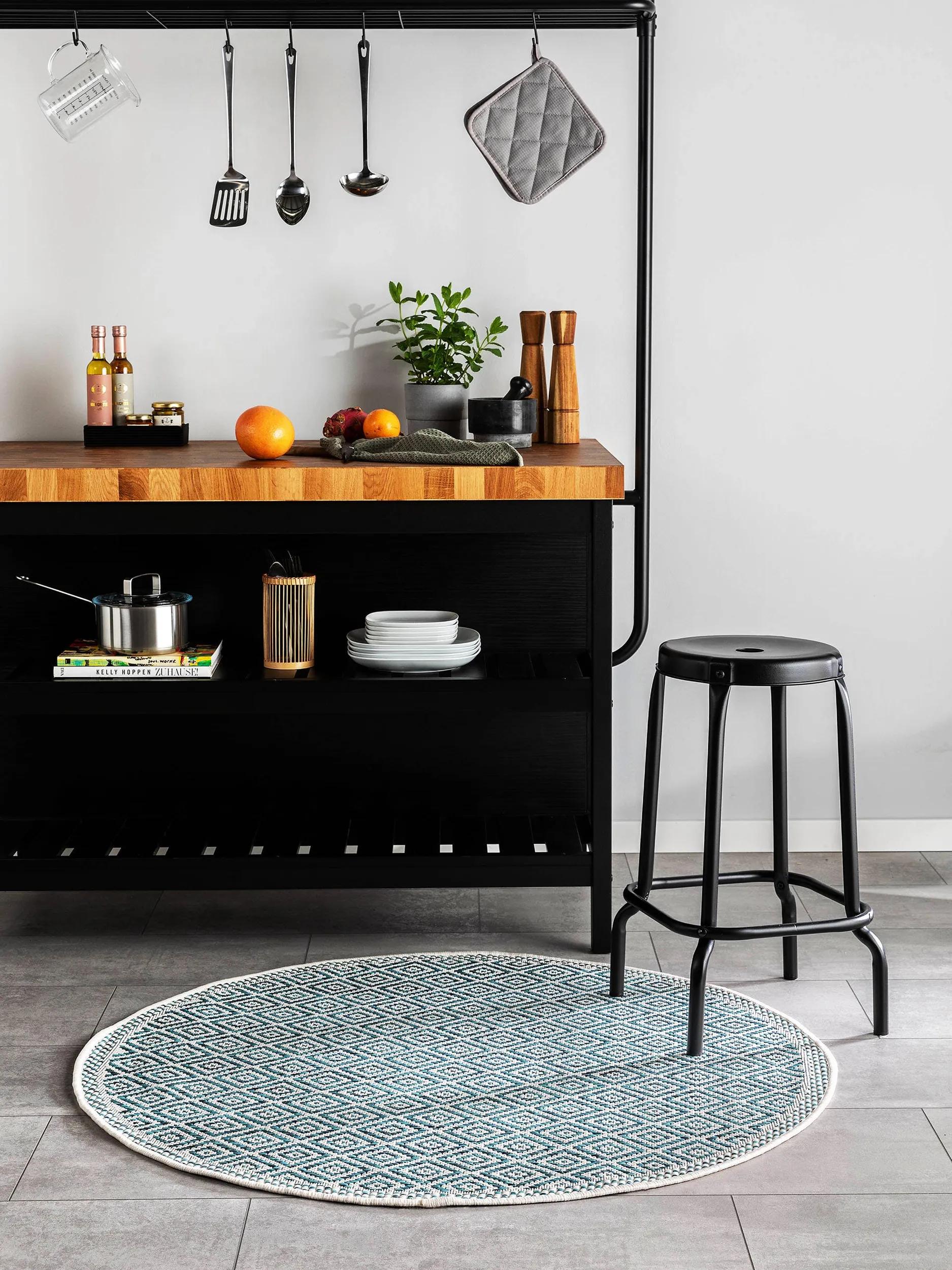 Tapis rond d'extérieur & intérieur CLEO, BENUTA