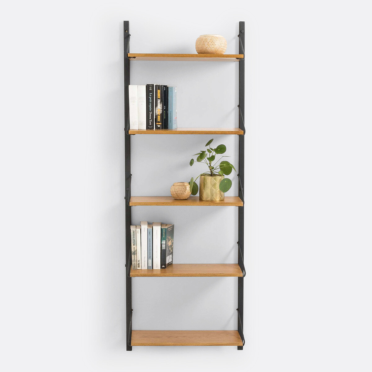 Quilda Vintage Wall-Mounted Bookcase | Stylish Storage
