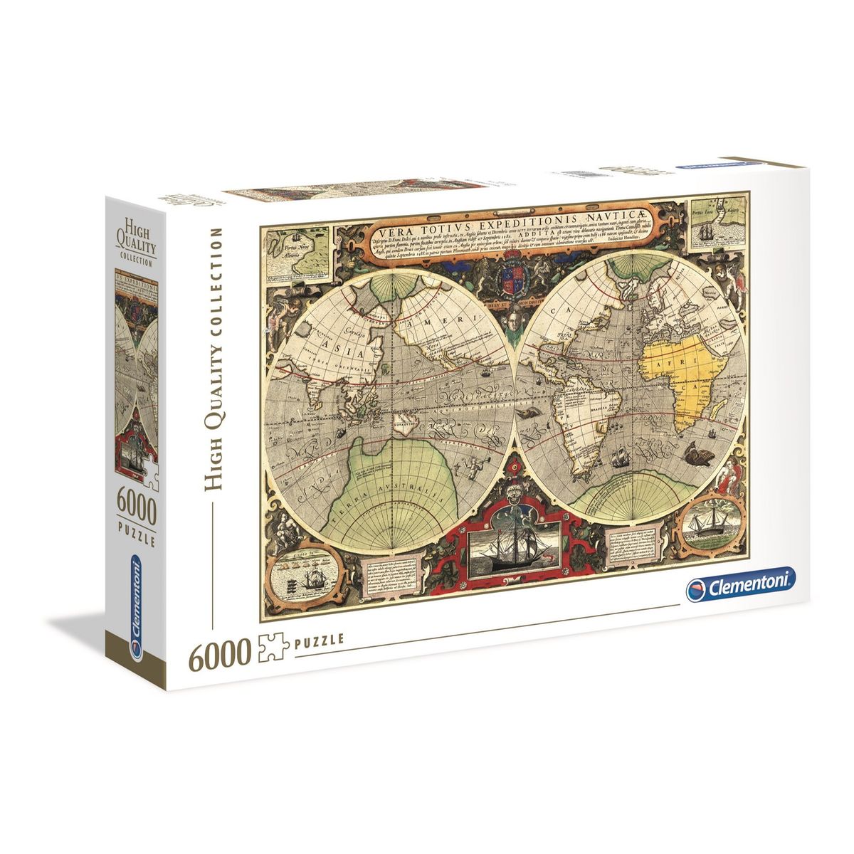 6000 pièces - antique nautical map Clementoni