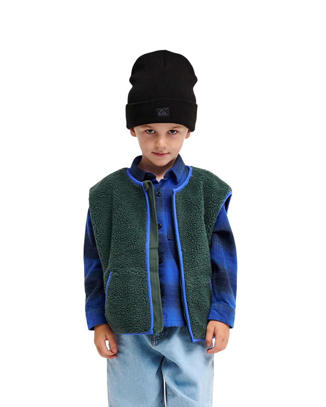 Gilet sans manches zippé intégral KICKFLIP SLEEVELESS, QUIKSILVER