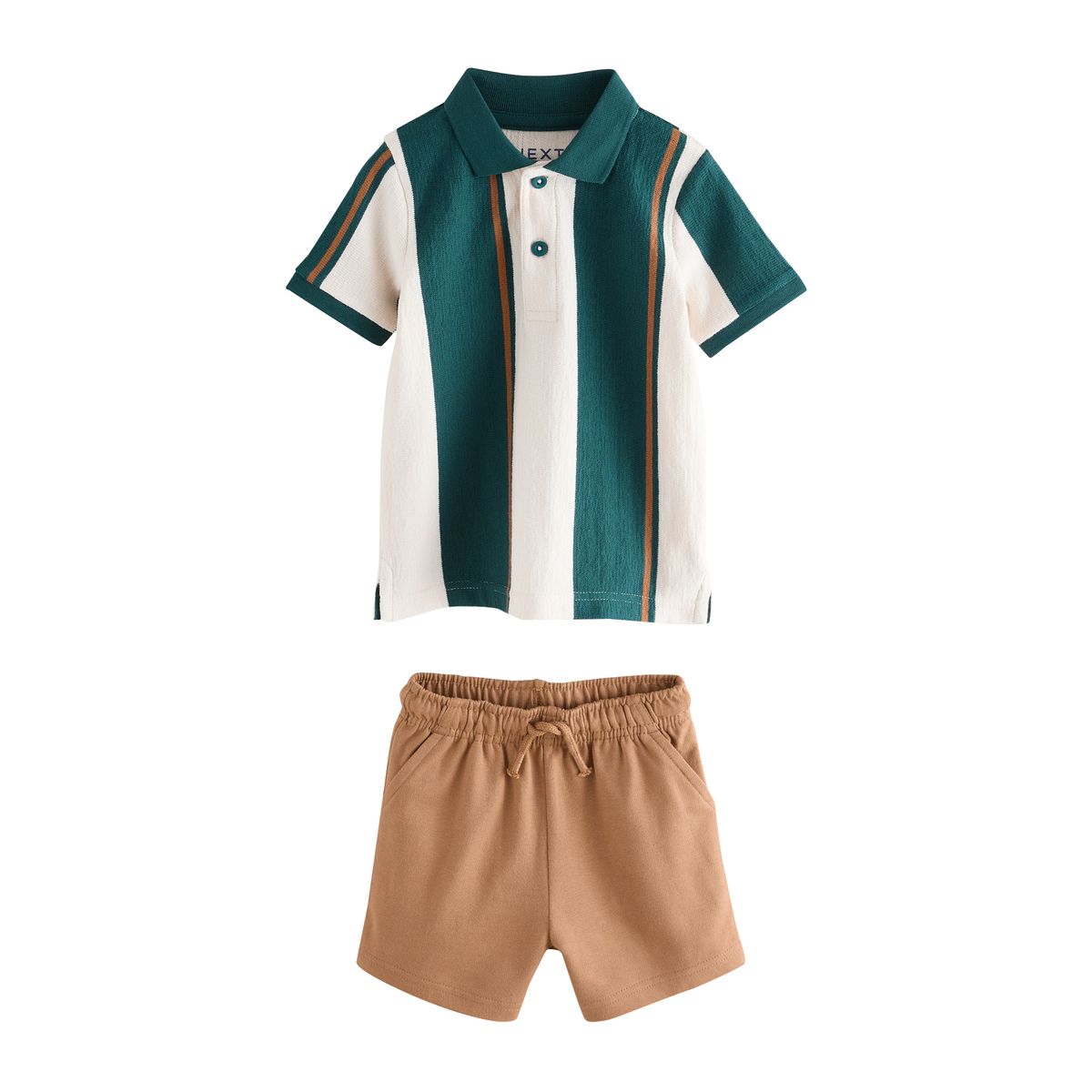 Ensemble polo à manches courtes et short, NEXT