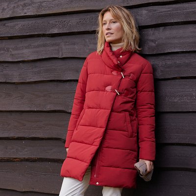 Mid-Length Padded Jacket with Zip Fastening ANNE WEYBURN