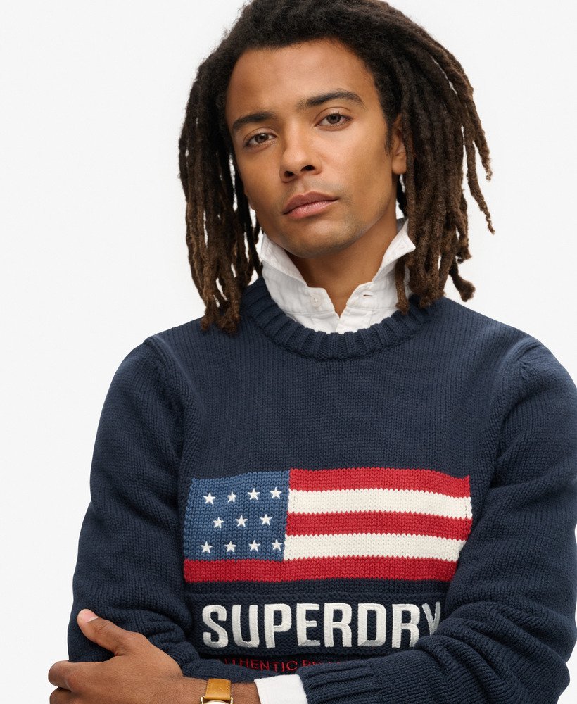 Pull Tricoté Athletic Vintage, SUPERDRY