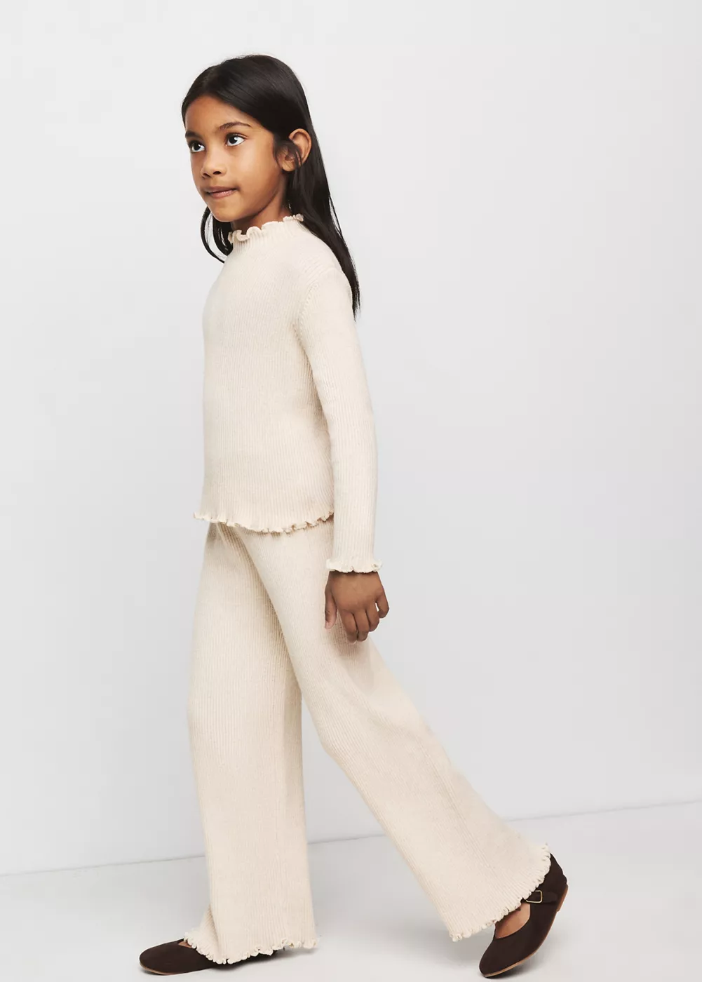 Pantalon maille côtelée, MANGO BABY