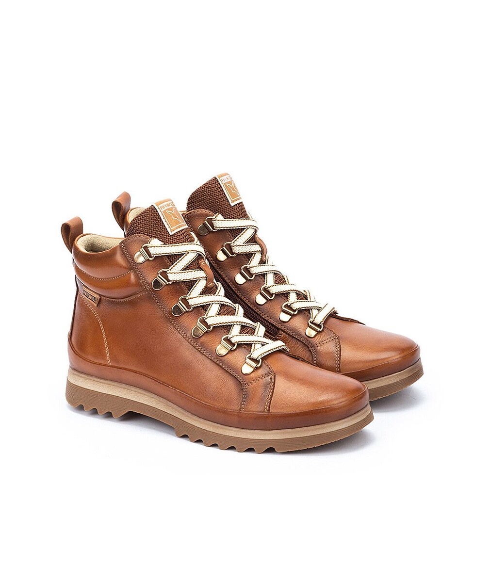 Pikolinos Botas de piel con cordones, VIGO