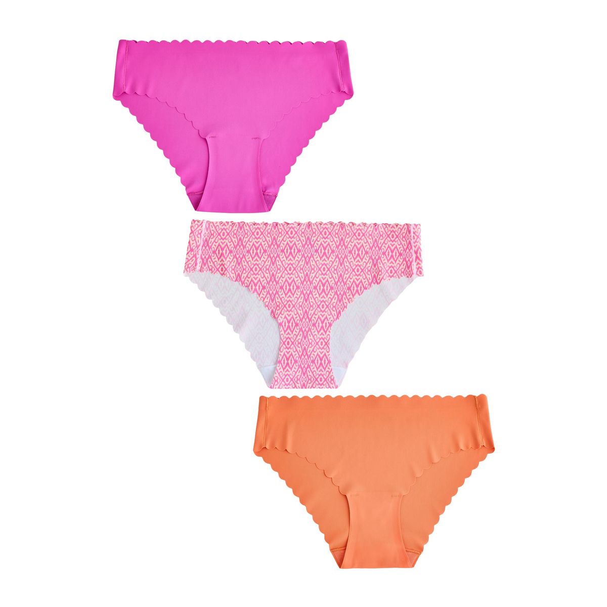 Culotte festonnée invisible, lot de 3, NEXT