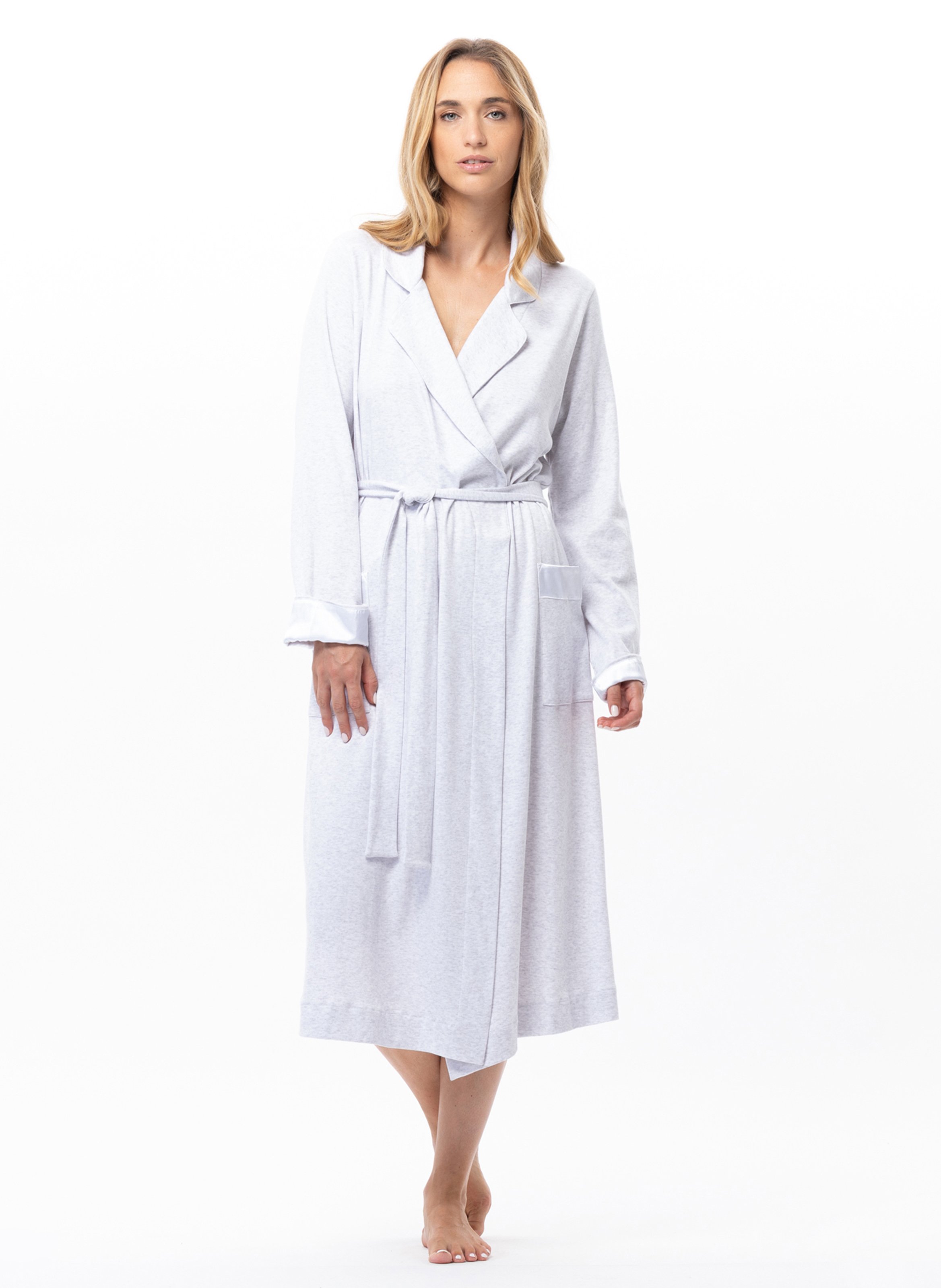 Peignoir long en coton MILY 260, LE CHAT