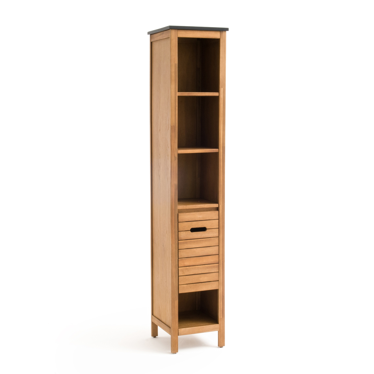 Product photograph of Saturne Acacia Bathroom Storage Column 35cm from La Redoute UK