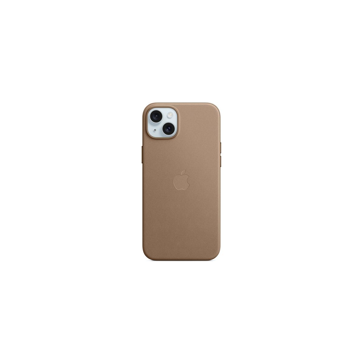 Coque en tissage fin avec MagSafe pour iPhone 15 Pro Max - Taupe - Apple  (BE)
