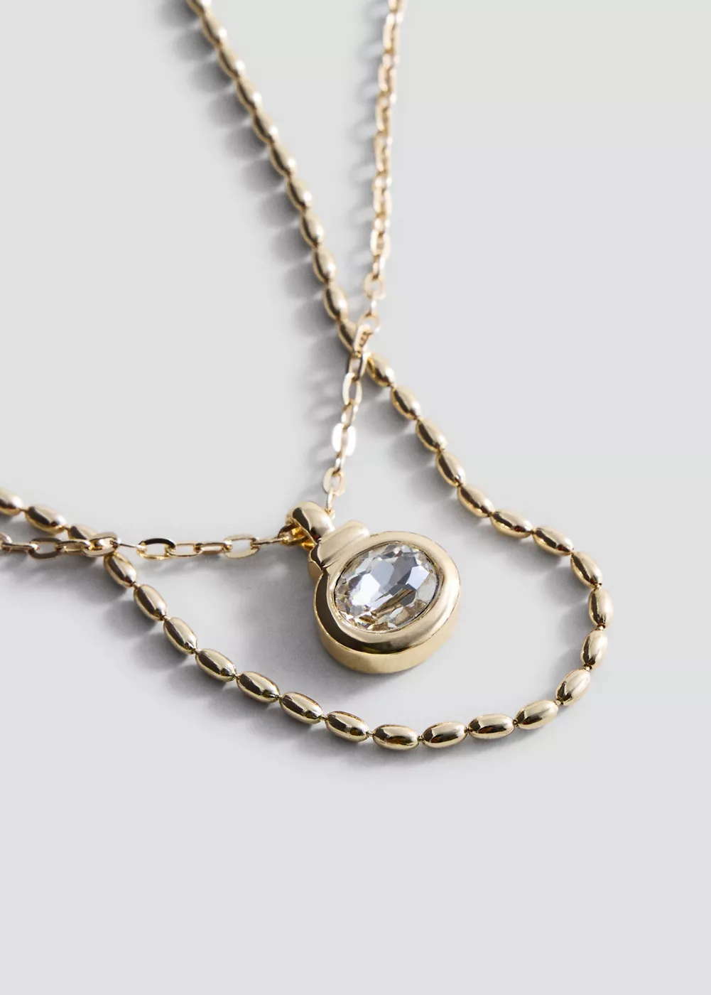 Collier double combiné, MANGO