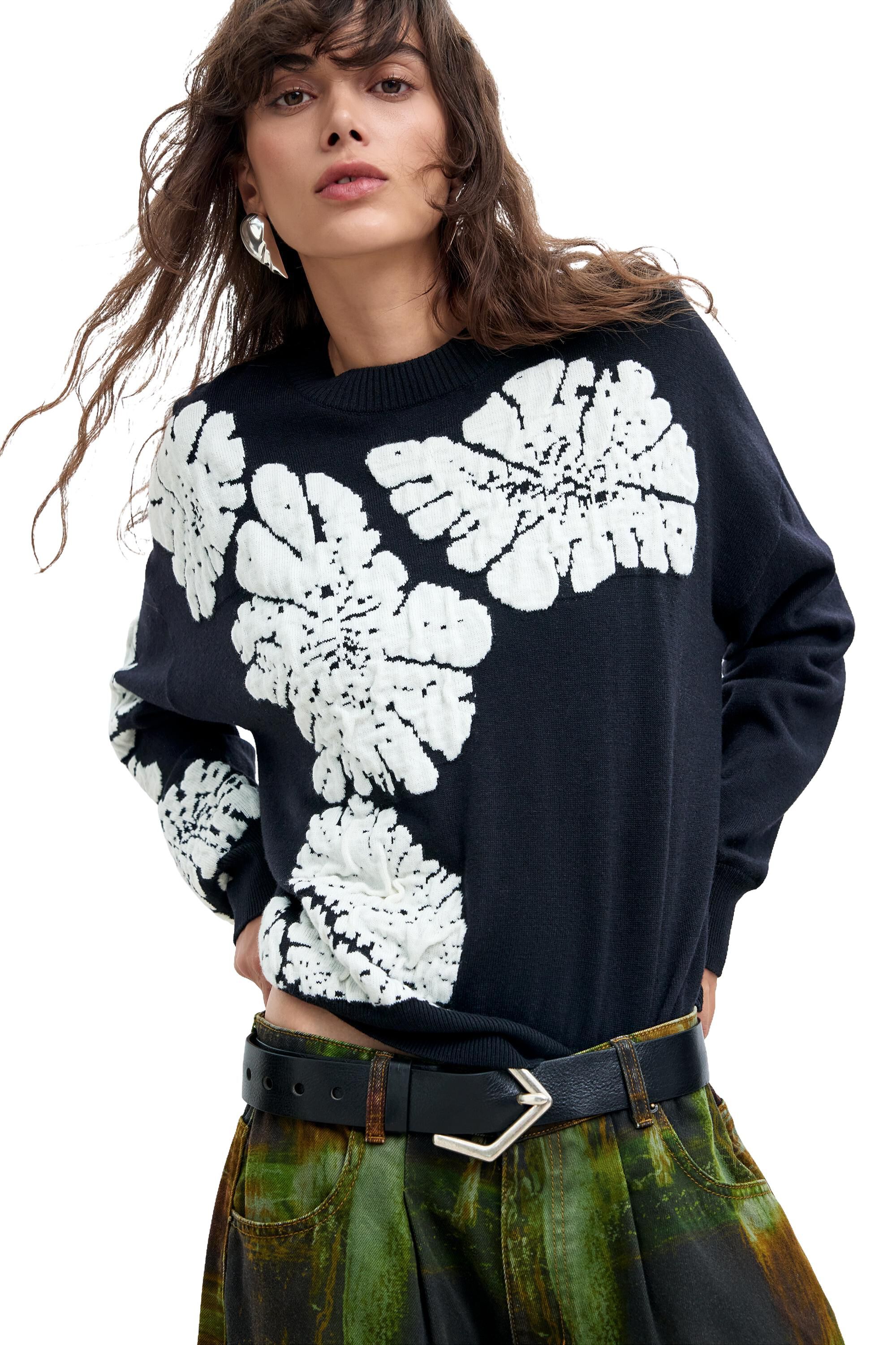 Pull jacquard M. C. Lacroix, DESIGUAL
