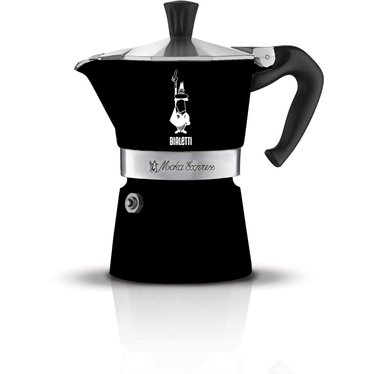 Cafetière italienne Moka Express Noir - capacité 3 tasses, BIALETTI