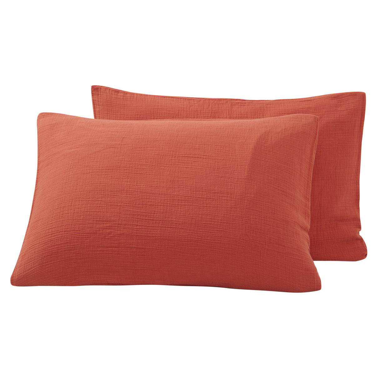Lot de 2 taies d'oreiller en gaze de coton LOFT, SENSEI MAISON