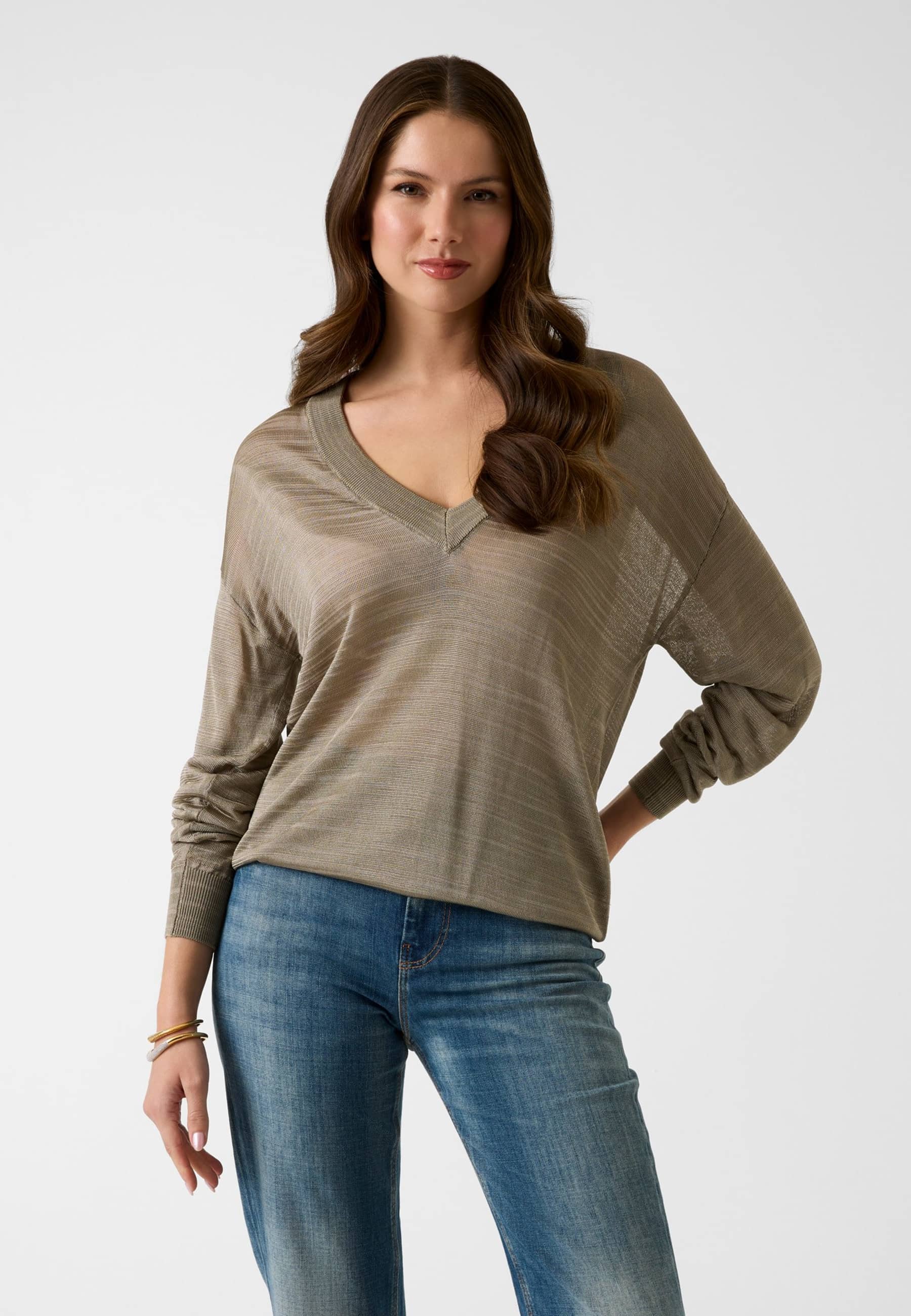 Pull Col En V, GUESS