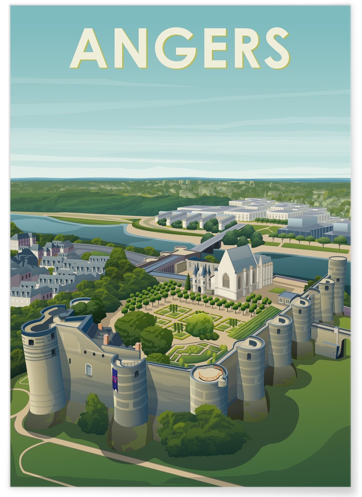 Affiche ville Angers 4, L'AFFICHERIE