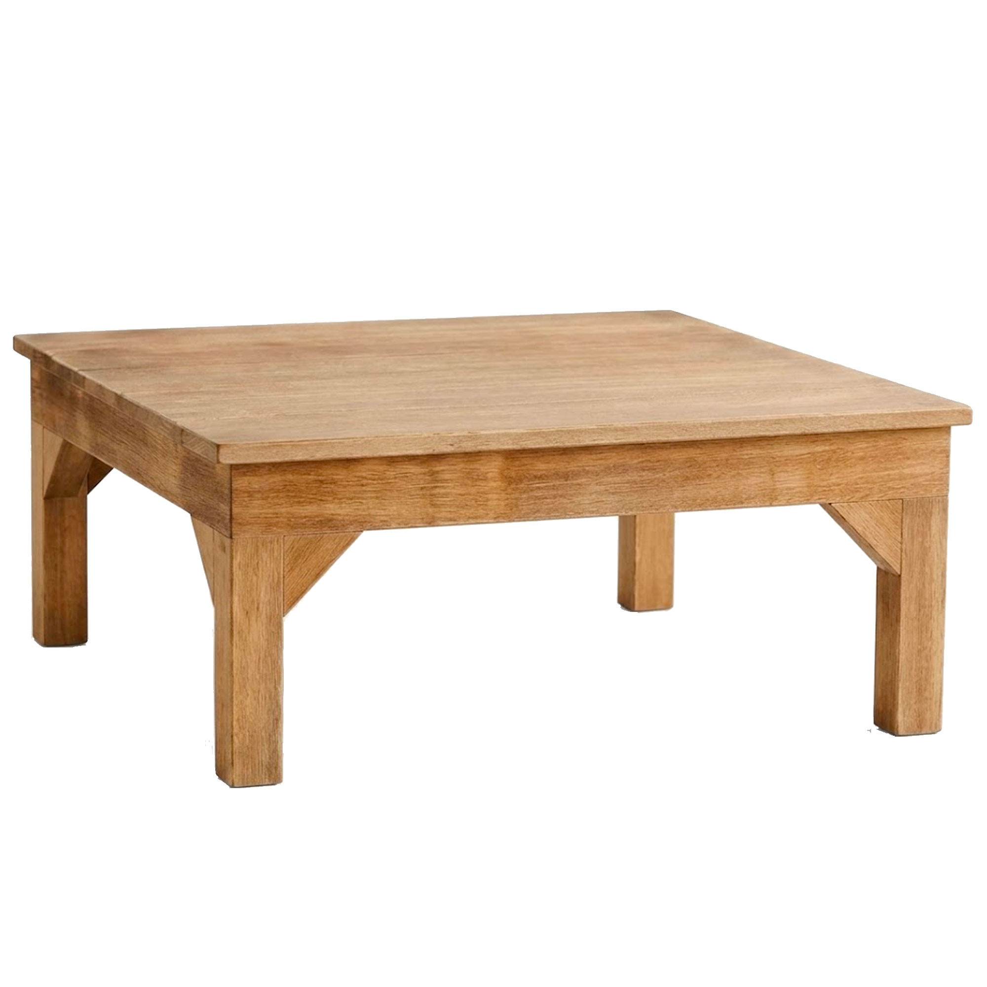 Table basse carré en bois de manguier 60x60x40cm, WADIGA