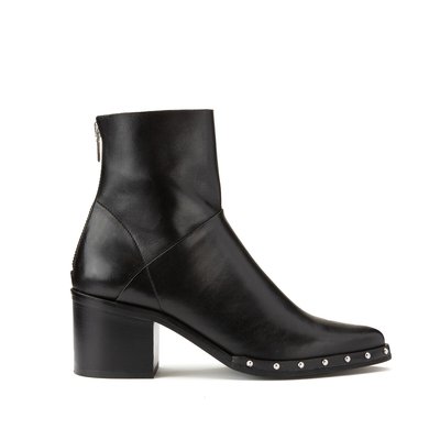 Dacca Leather Ankle Boots JONAK