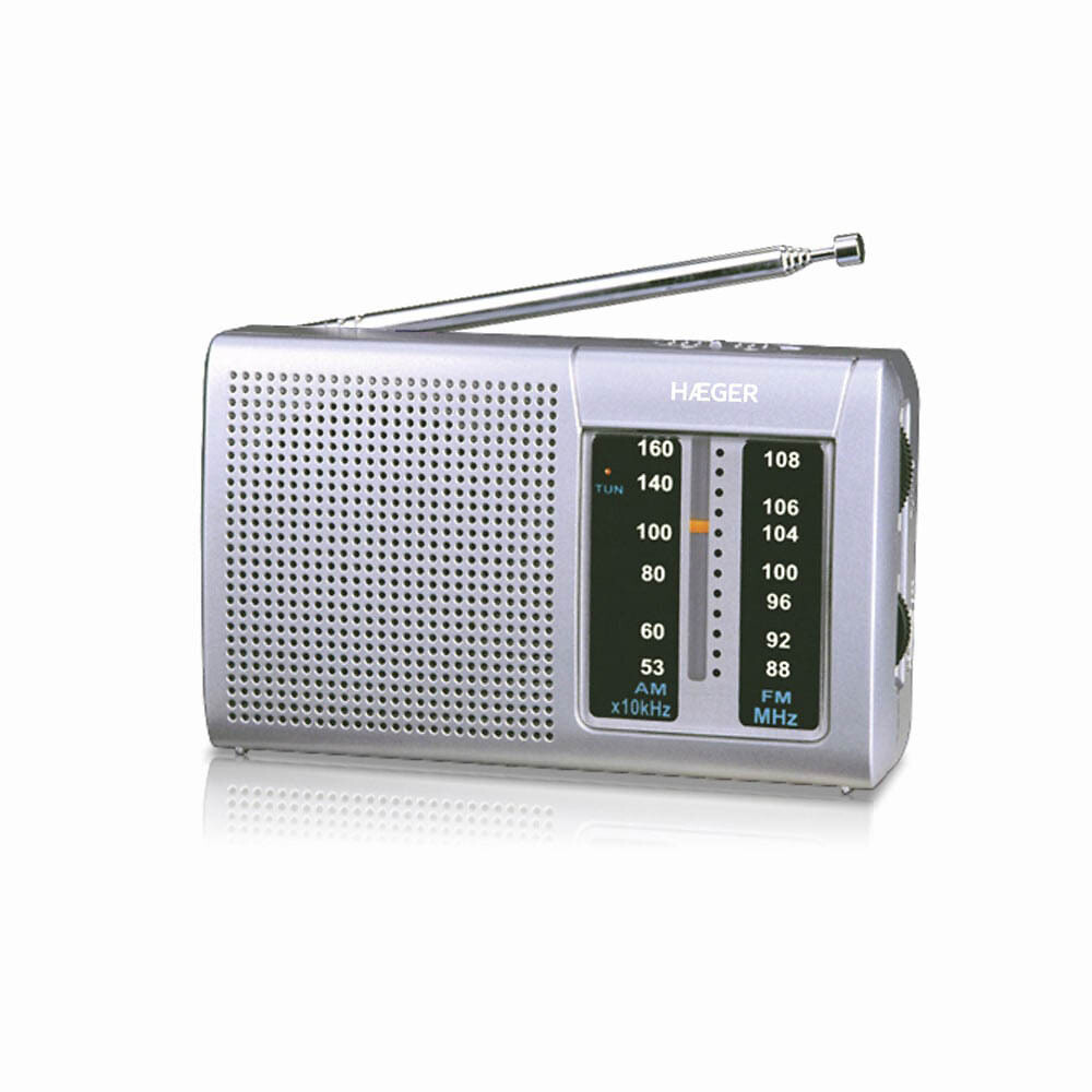 Rádio portátil Goal AM/FM, HAEGER, HAEGER
