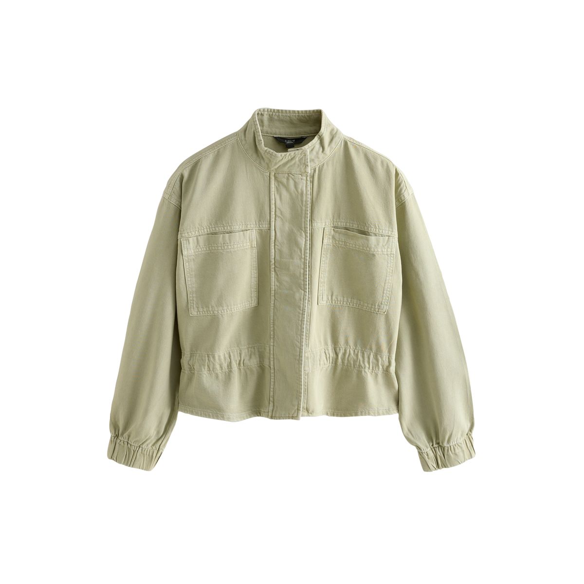 Veste en denim à col cheminée et cordon, NEXT