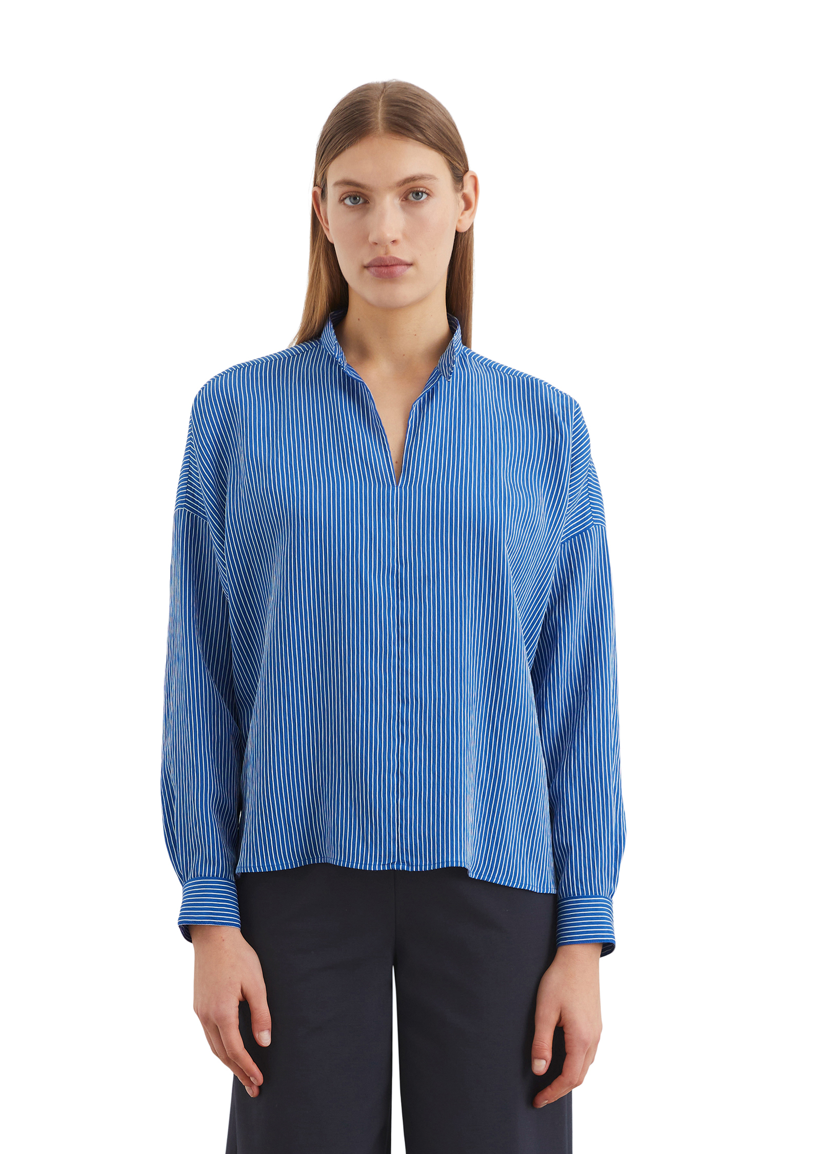 Blouse rayée relaxed avec LENZING™ ECOVERO™, MARC O'POLO