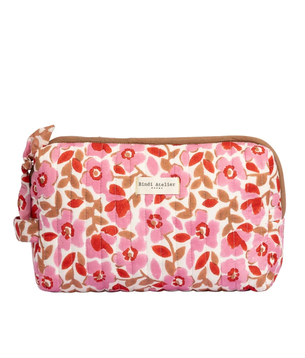 Trousse de toilette en coton Amelia, BINDI ATELIER