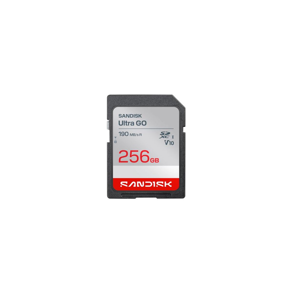 Carte SD Ultra GO SD 256Go 190MBs C10 U1 UHS, SANDISK