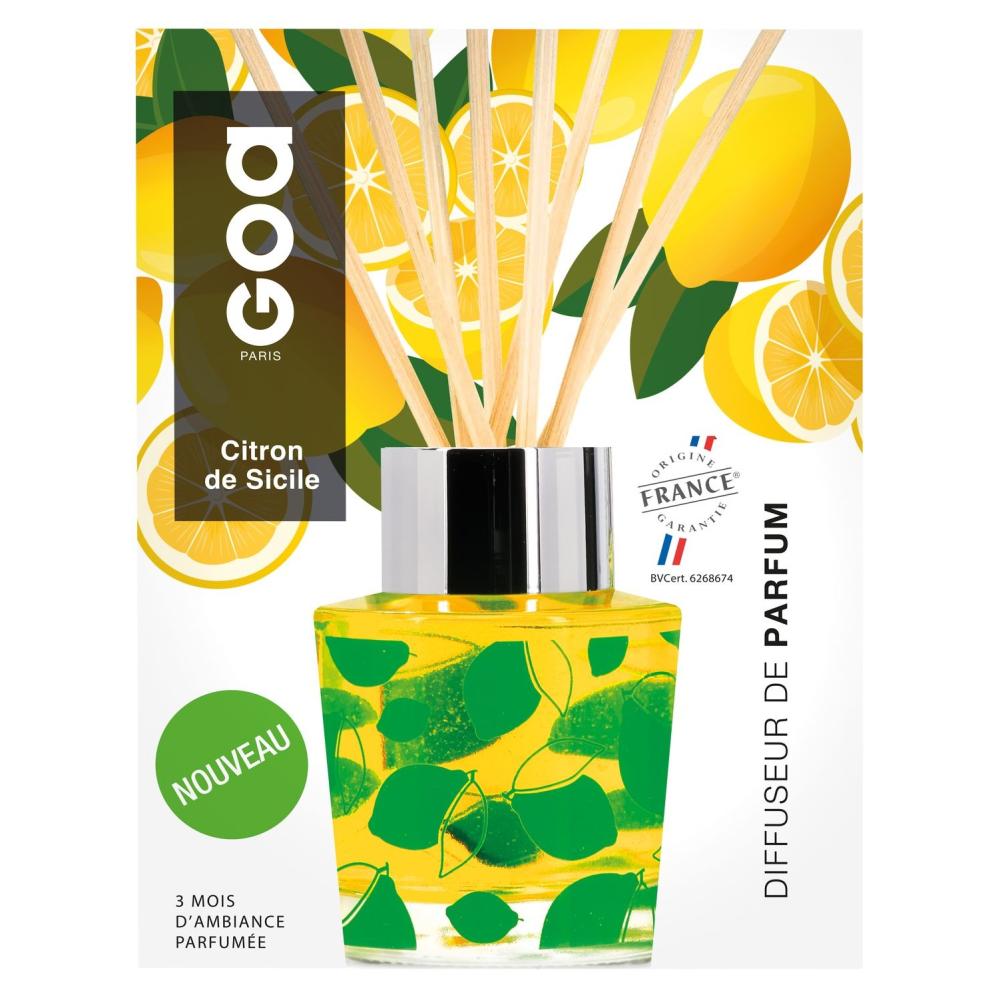 Parfum d'intérieur - Goatier intemporels 200ml Citron de Sicile, GOA