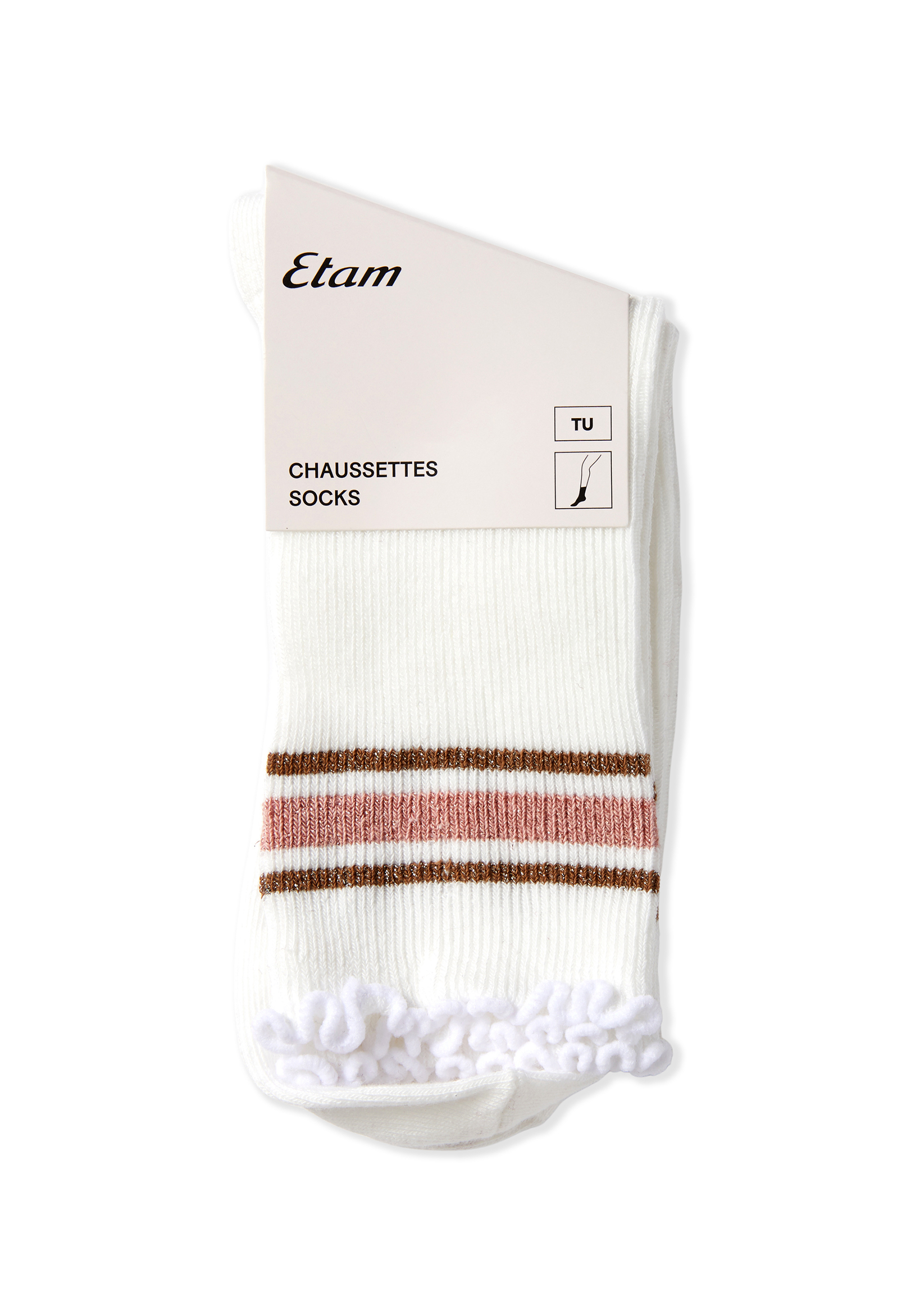 Chaussettes avec coton et paillettes OUTRUN, ETAM