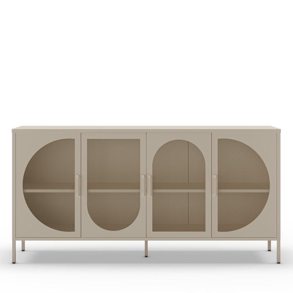 Buffet 4 portes en métal L160cm- ZIO, DRAWER