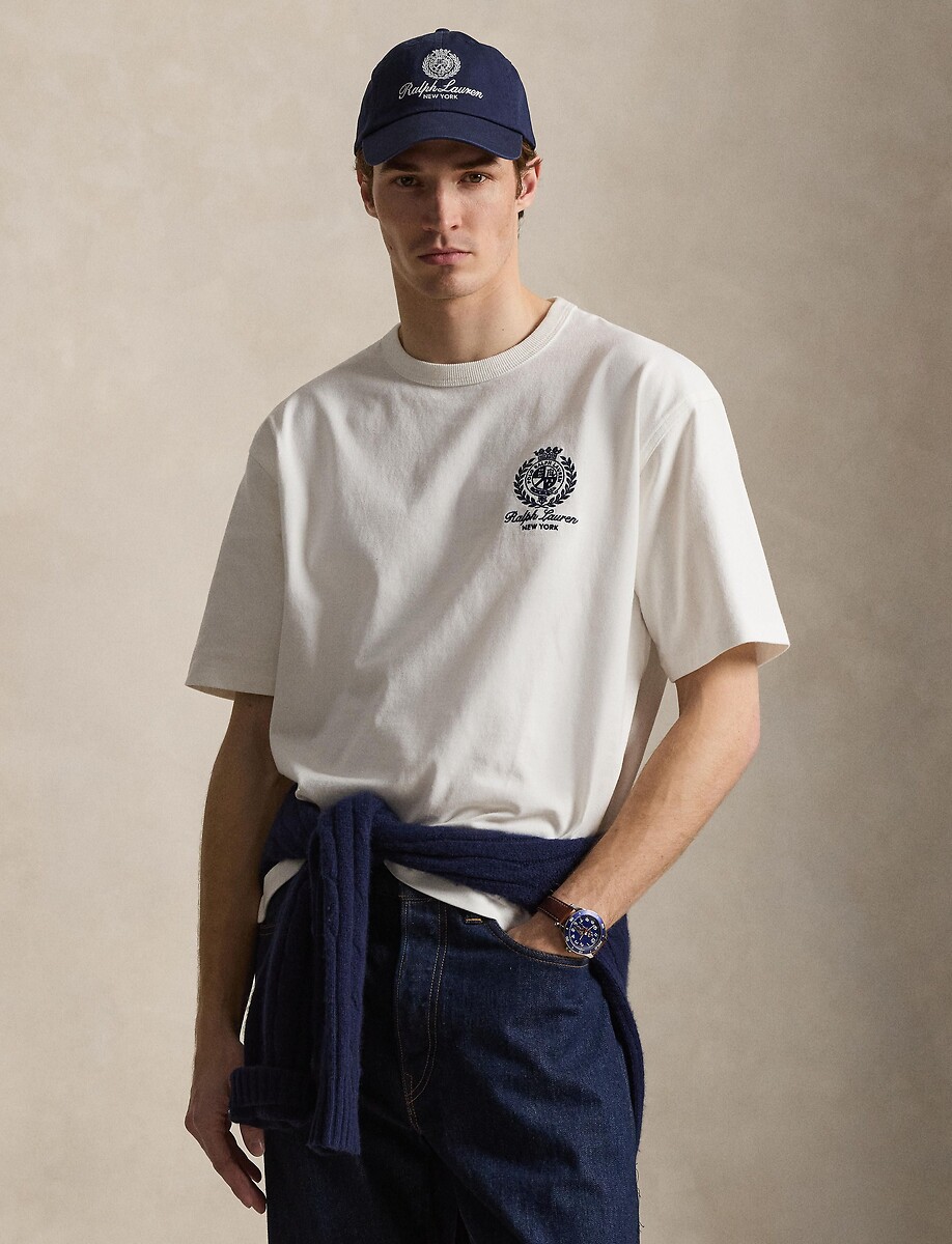 Relaxed Fit Short Sleeve Crew Neck T-Shirt, POLO RALPH LAUREN
