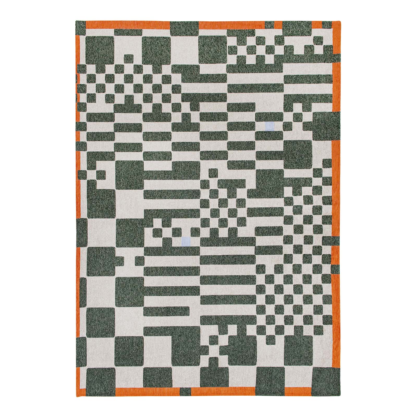 Tapis vert intérieur/extérieur tissé plat CHESS - Louis de Poortere, NOVATREND