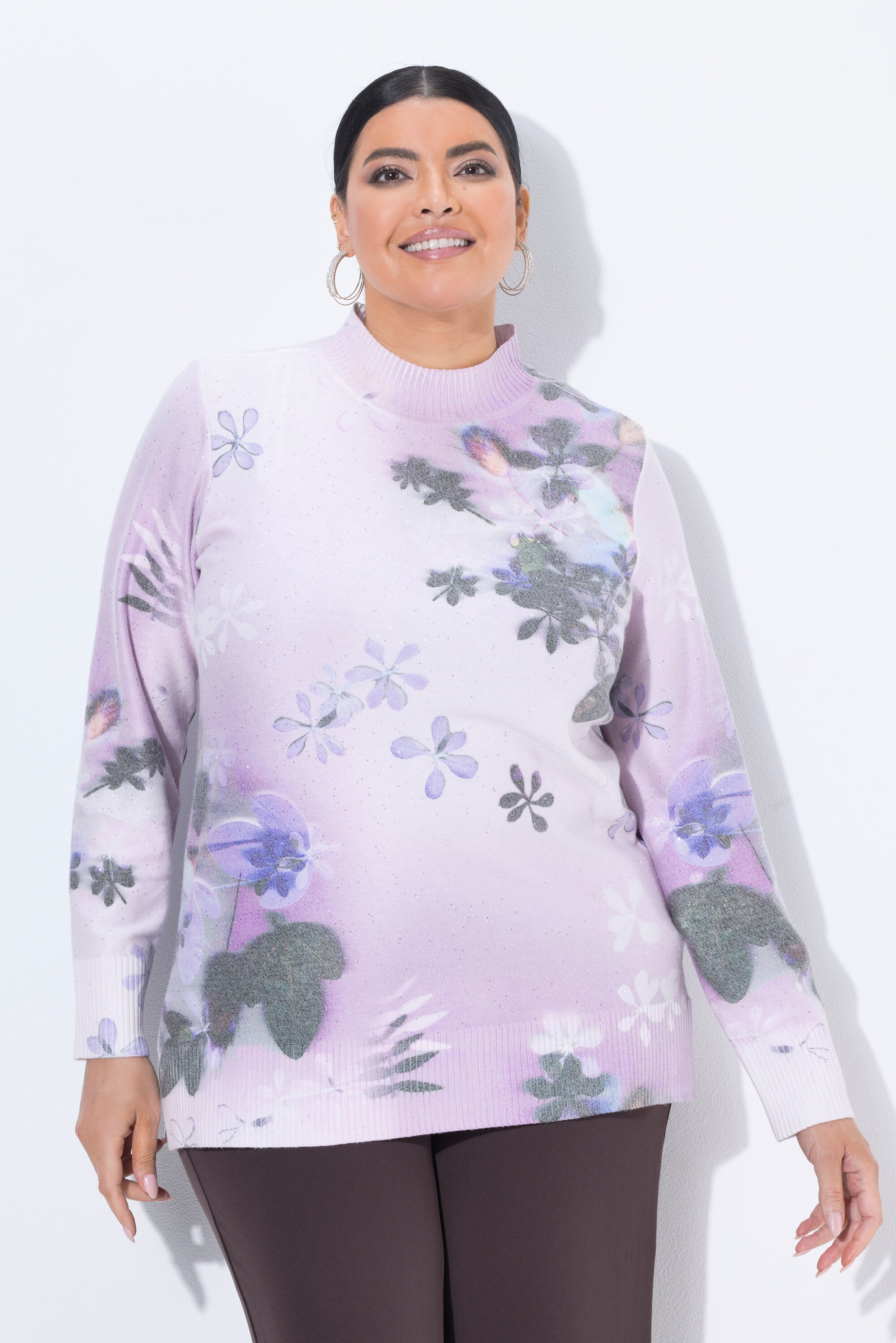 Pull col montant et manches longues, ULLA POPKEN