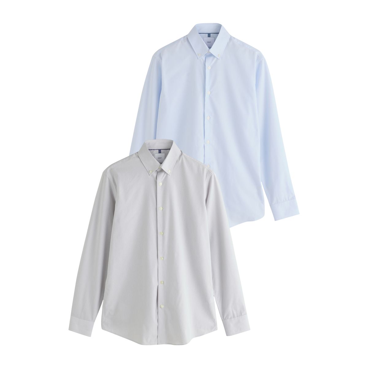 Chemise habillée en coton à boutons, lot de 2, NEXT