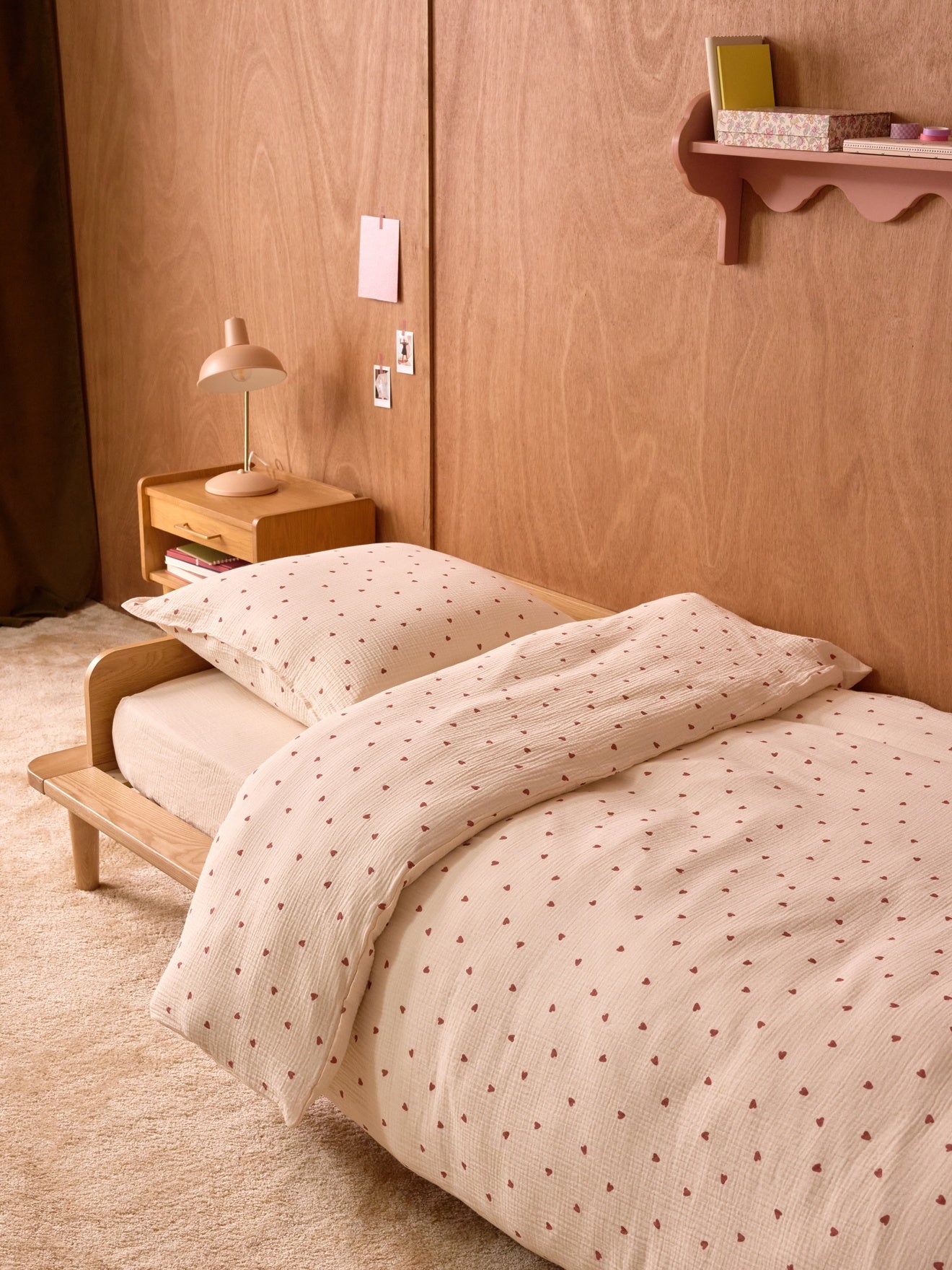 Housse de couette gaze de coton "MAUDE", CYRILLUS