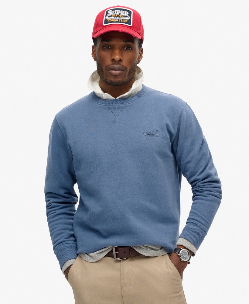 Sweatshirt Essential Logo Col Rond, SUPERDRY