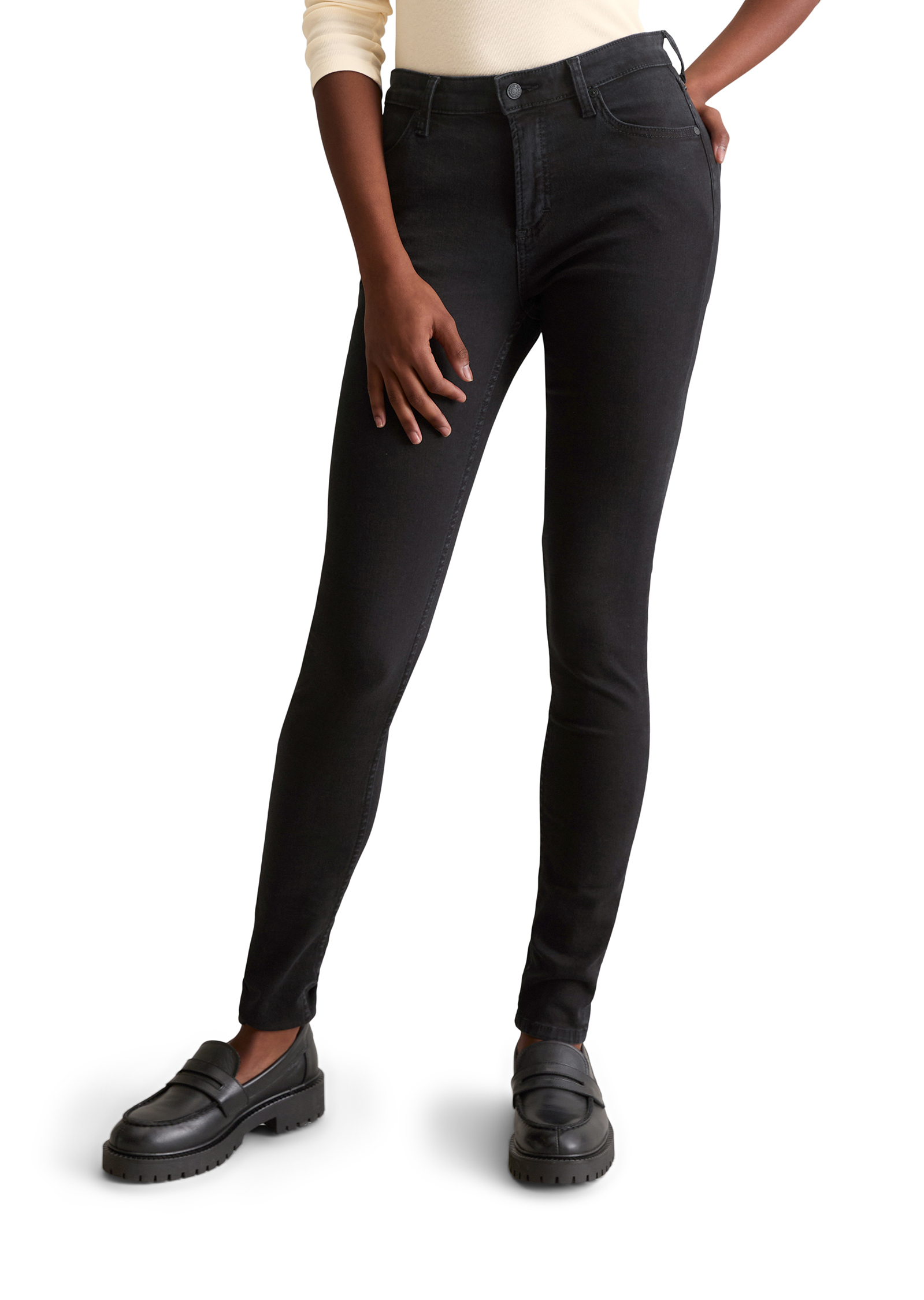Jeans modèle Kaj skinny en mélange coton BIo stretch, MARC O’POLO DENIM