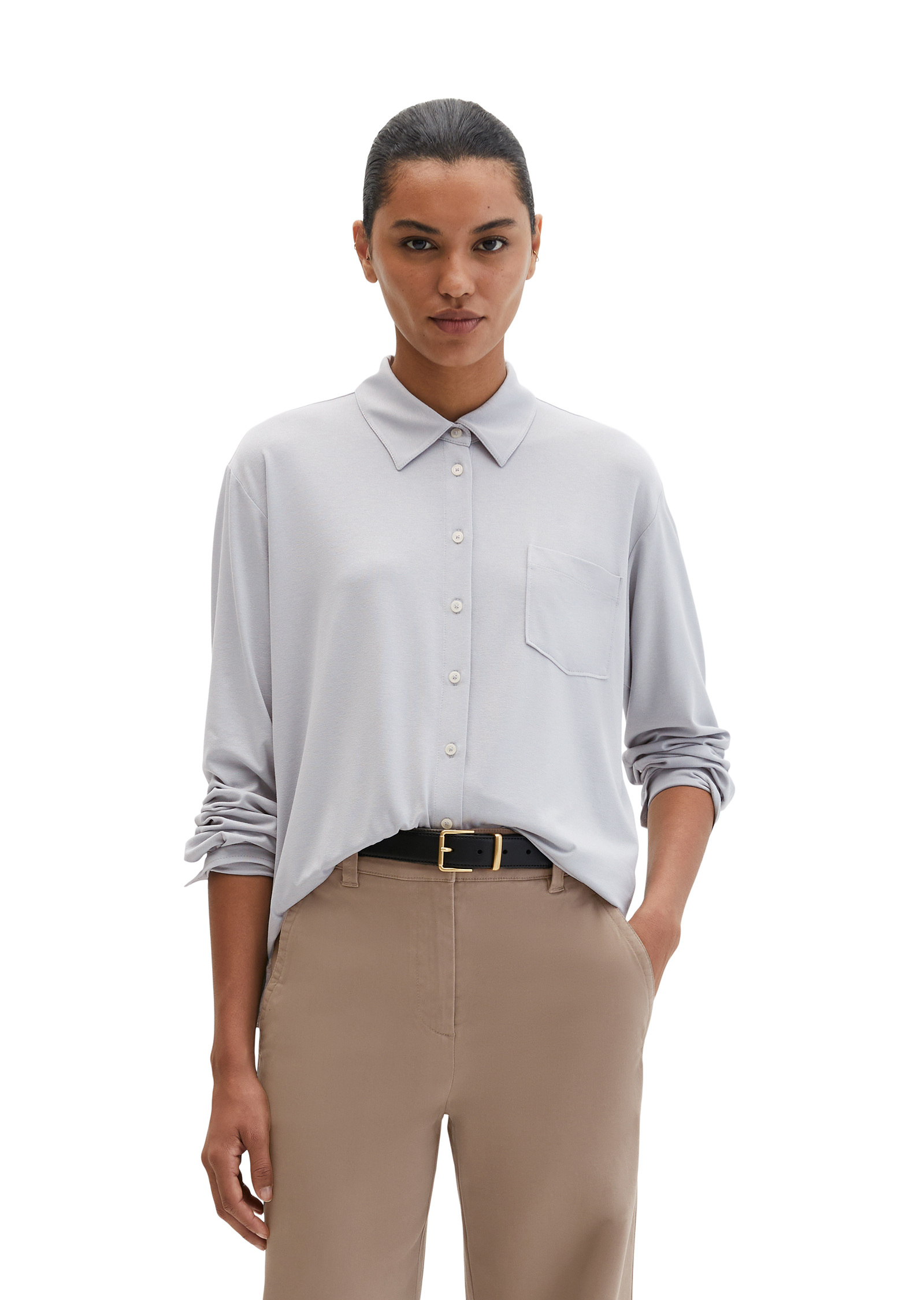 Blouse en jersey loose en LENZING™ ECOVERO™, MARC O'POLO