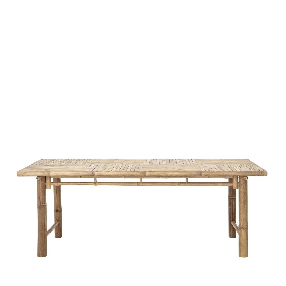Table à manger en bambou 100x200cm bambou - SOLE, BLOOMINGVILLE