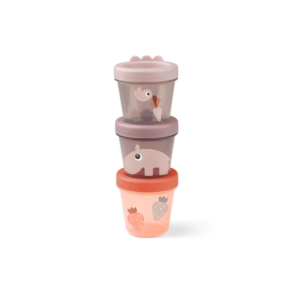 Lot de 3 pots de conservation, DONE BY DEER