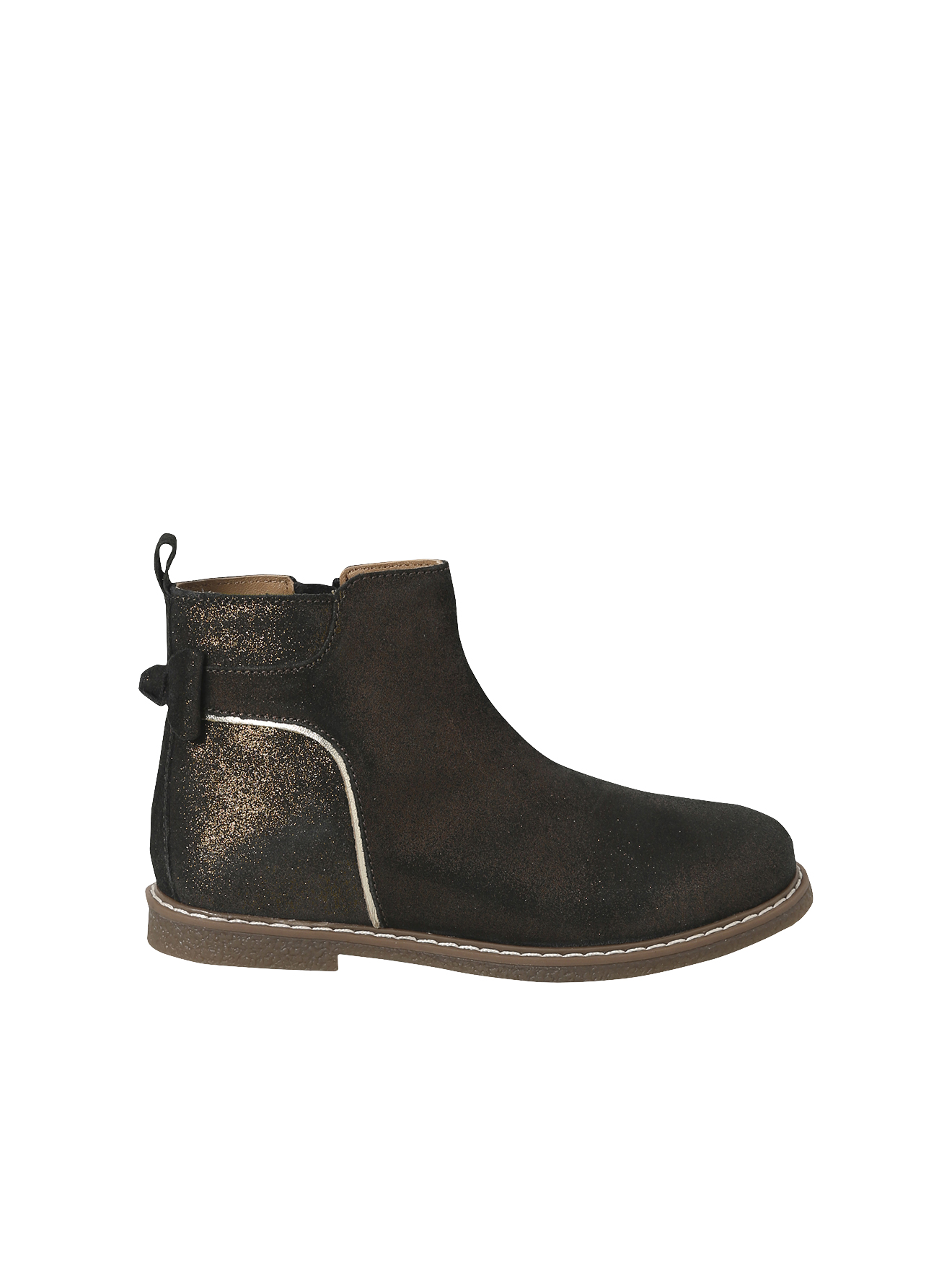 Boots cuir zippées, VERTBAUDET