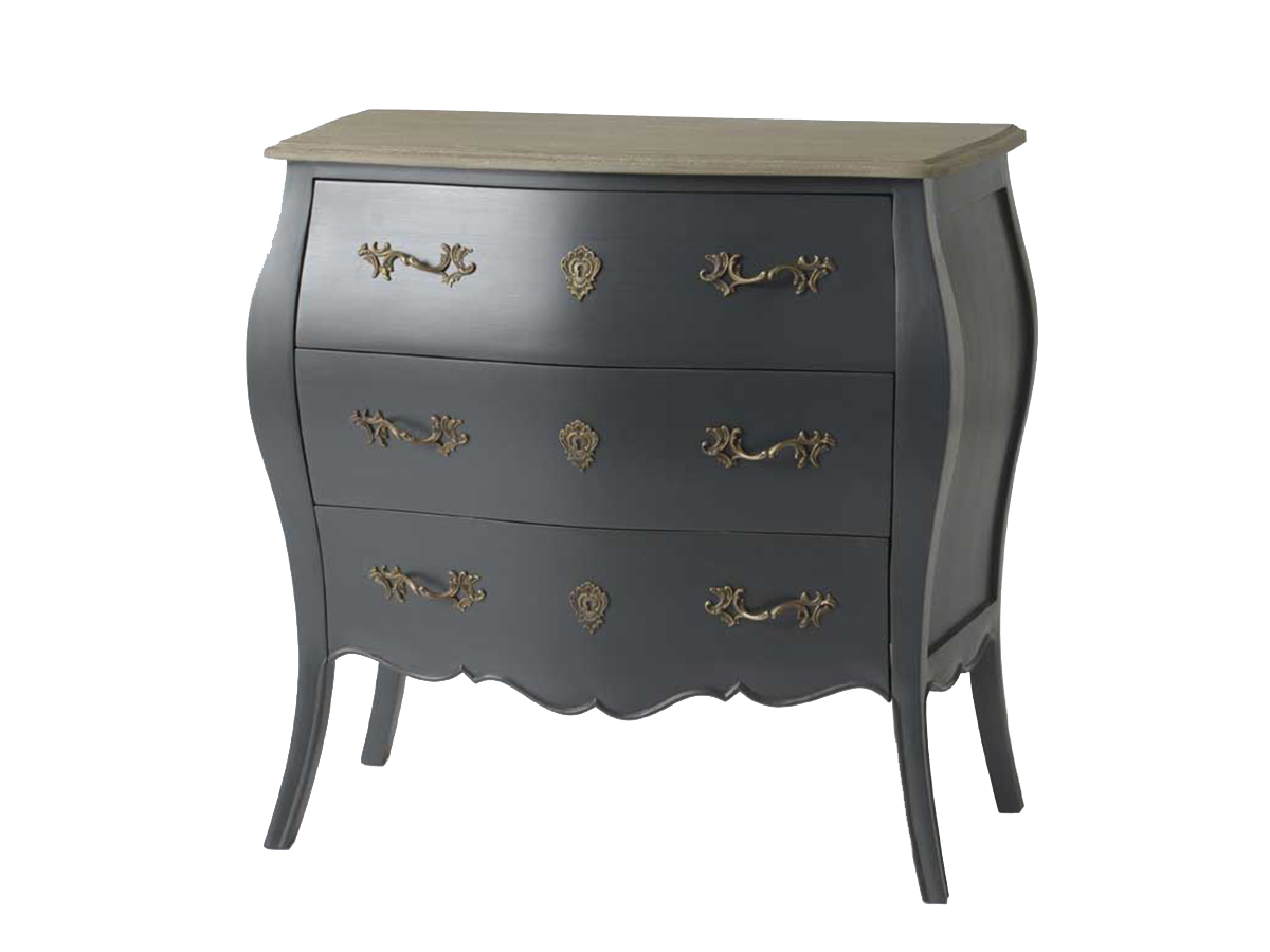 Commode Murano Céleste 3 Tiroirs, AMADEUS