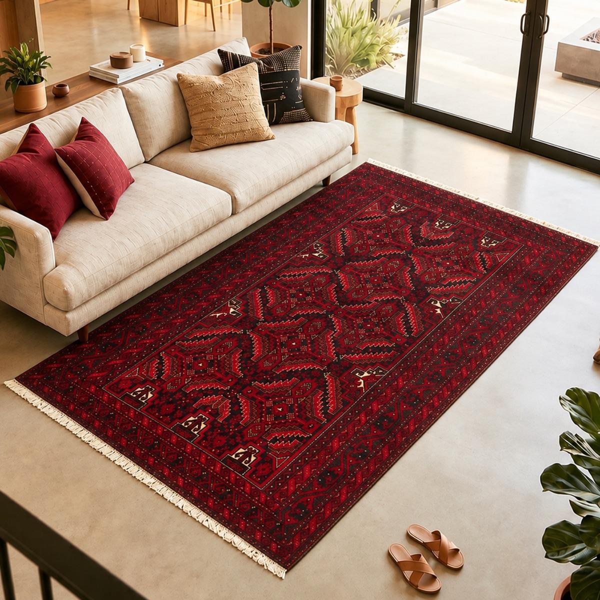 Tapis d'orient, motif oriental, noué main en laine, BALUTSCH, UN AMOUR DE TAPIS