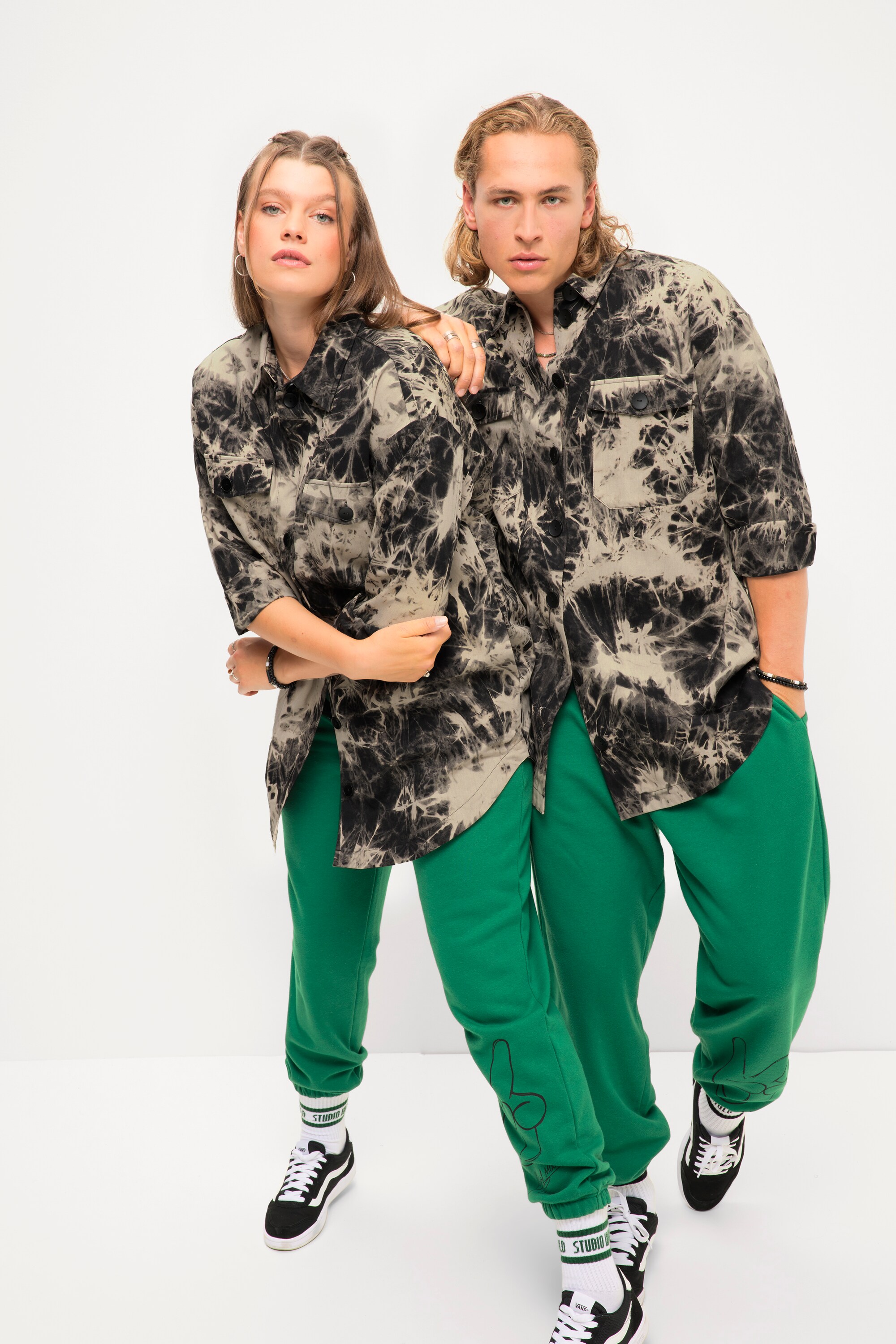Veste chemisier oversize à manches longues, STUDIO UNTOLD