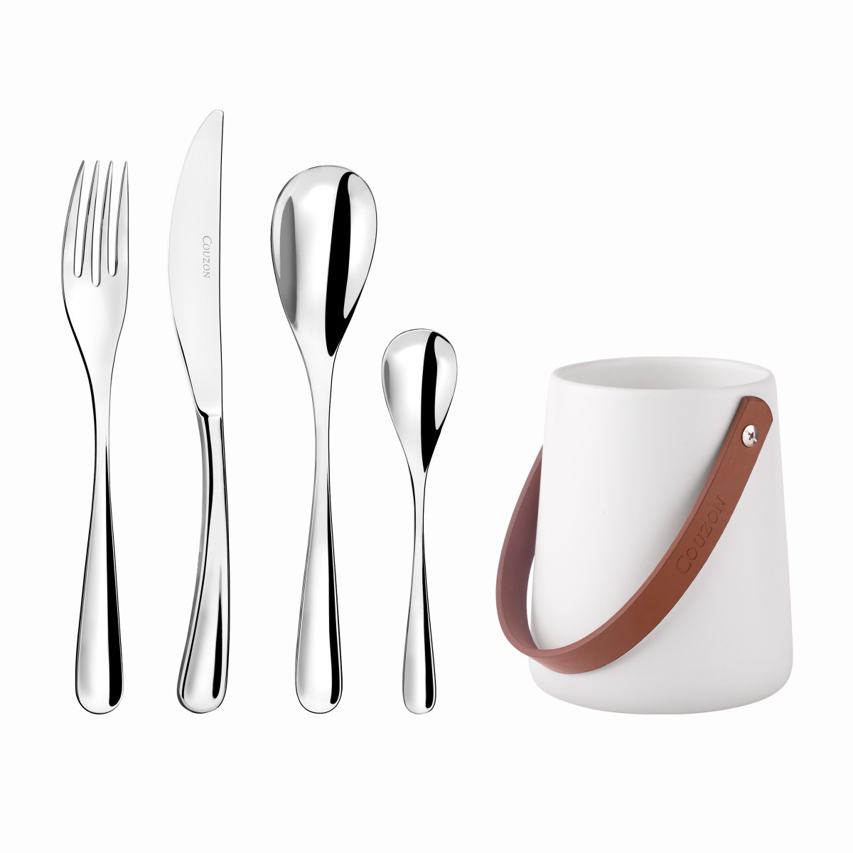 24 couverts de table avec support de rangement nomade - EOLE, COUZON