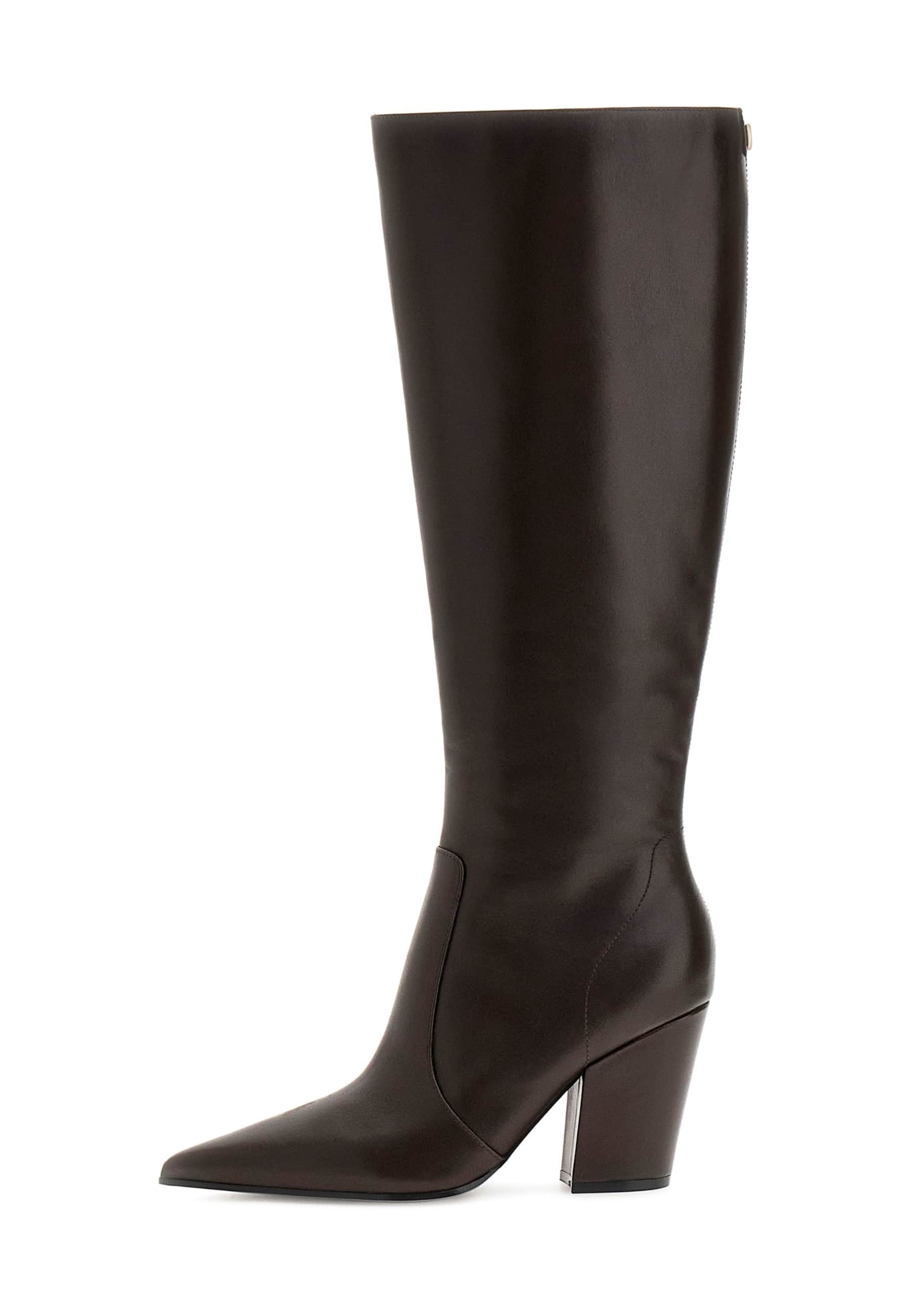 Bottes Nariel Cuir Véritable, GUESS