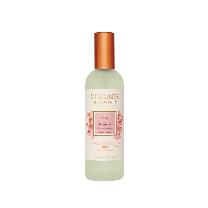 Parfum d'Intérieur ROSE & HIBISCUS, COLLINES DE PROVENCE
