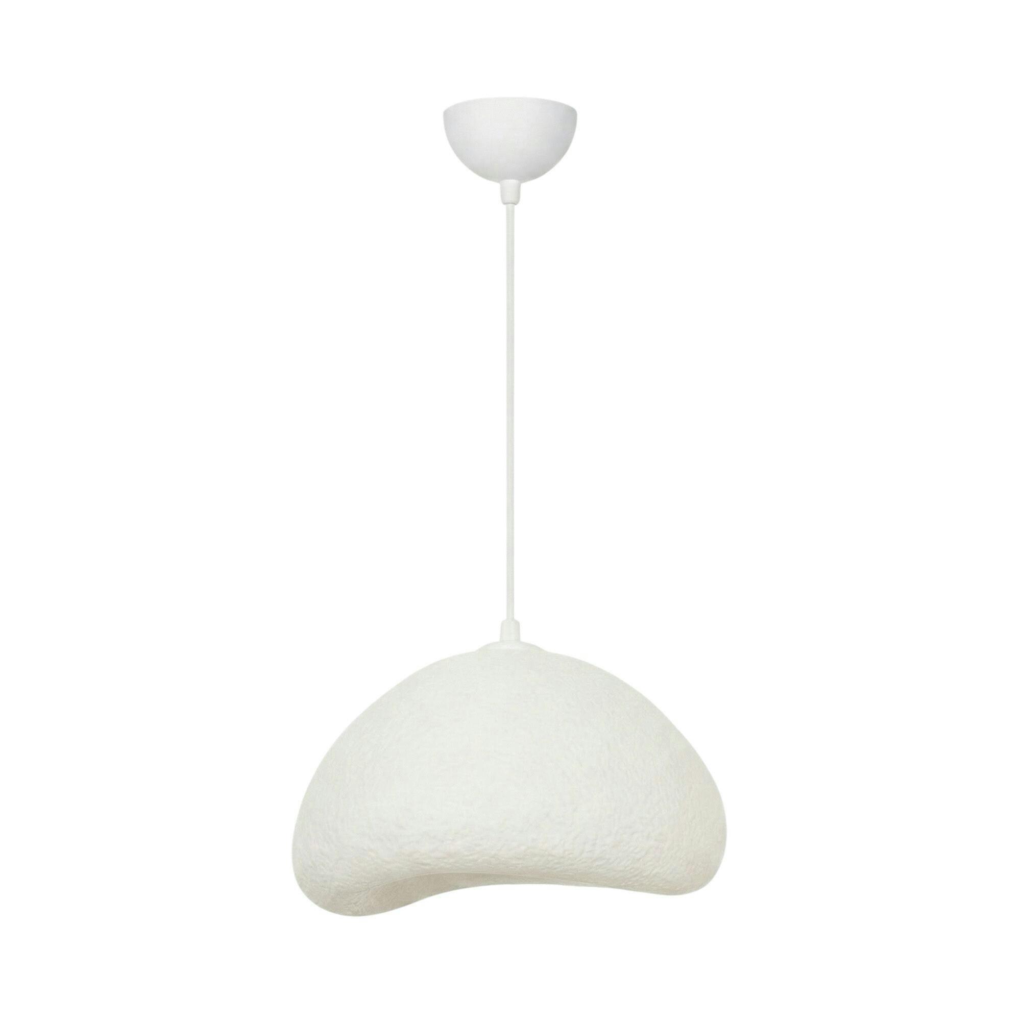Suspension chambre blanche design organique 30 cm NOXIS, PIER IMPORT