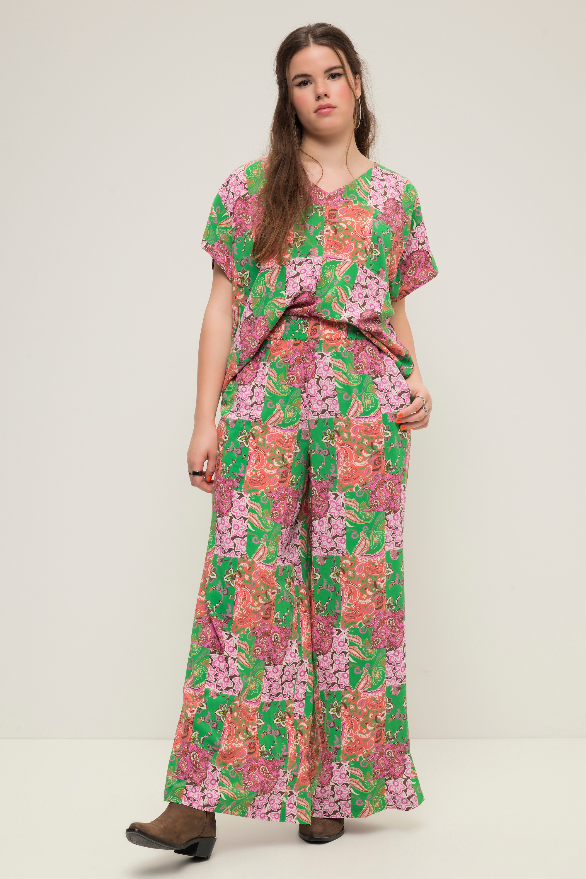 Pantalon palazzo coupe loose avec ourlet, STUDIO UNTOLD